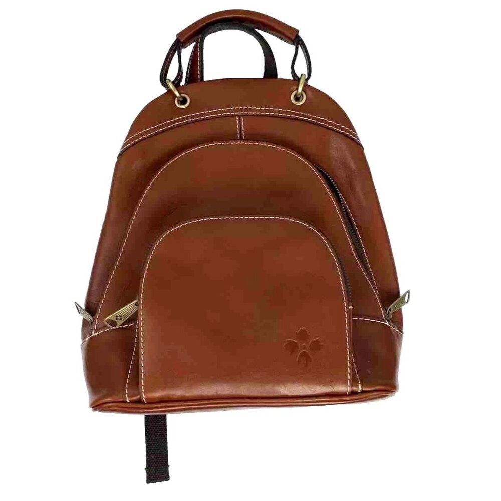 Patricia Nash Heritage Leather Alencon Backpack Brown… Gem